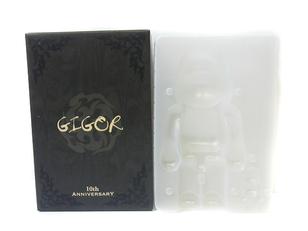 実際に弊社で買取させて頂いたBE@RBRICK/ベアブリック GIGOR/ジゴロ 10周年記念 100％ 400％の画像 6枚目