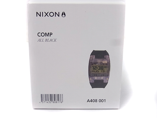 実際に弊社で買取させて頂いたNixon/ニクソン 15S Comp All Black デジタル腕時計/NA408001の画像 7枚目