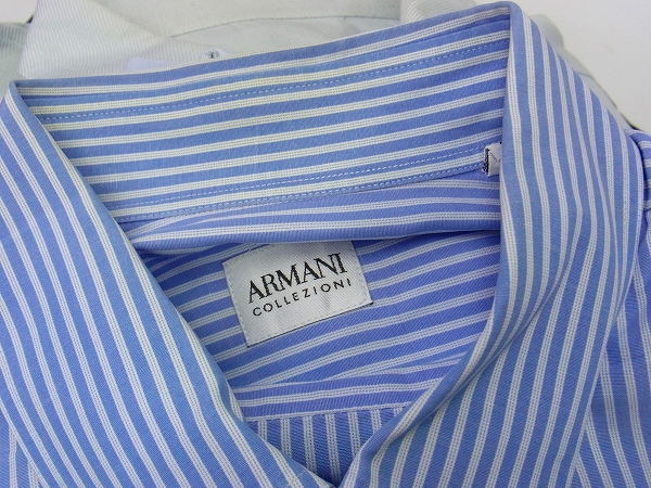 実際に弊社で買取させて頂いた【処分】ARMANI EXCHANGE/ARMANI COLLEZIONI Yシャツ 5点セットの画像 7枚目