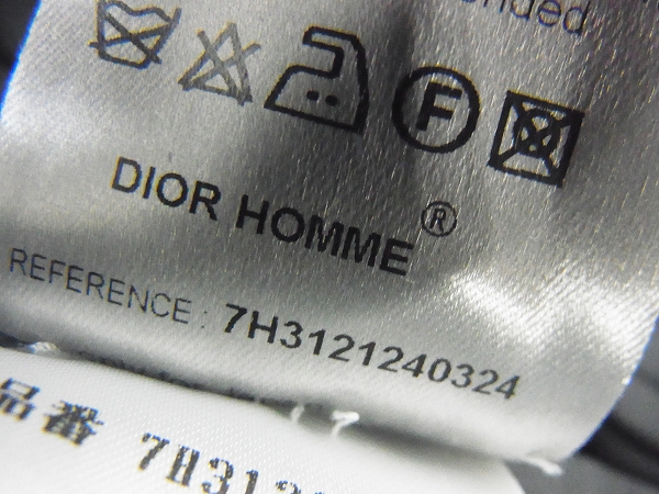 実際に弊社で買取させて頂いたDIOR HOMME/ディオールオム 07AW エディ期 ジップジャケット 46の画像 4枚目