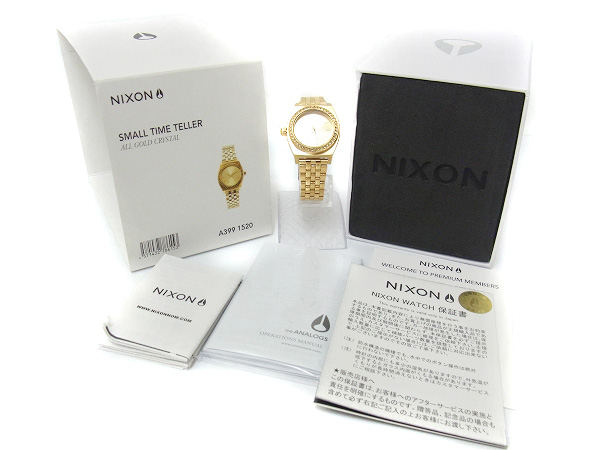 実際に弊社で買取させて頂いたNIXON/ニクソン タイムテラー レディース 腕時計/A399-1520の画像 6枚目