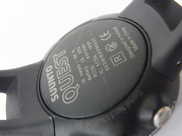 実際に弊社で買取させて頂いたSUUNTO/スント クエスト ランニングパック/スポーツウォッチ 黒の画像 3枚目