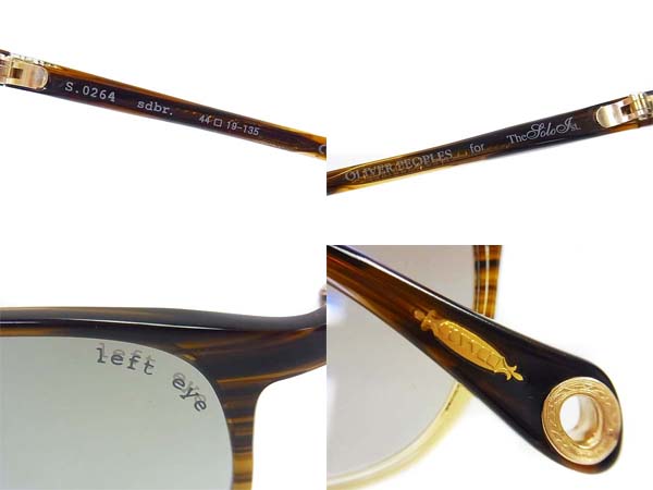 実際に弊社で買取させて頂いたOLIVER PEOPLES×TheSoloIst. 変形ボストン nolly./s.0264の画像 6枚目