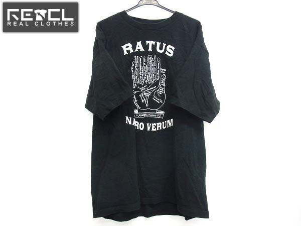 実際に弊社で買取させて頂いたRATS/ラッツ×TENDERLOIN/テンダーロイン 半袖Tシャツ 黒/XL