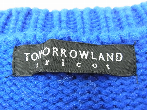 実際に弊社で買取させて頂いたTOMORROWLAND/トゥモローランド カシミヤ混 ニットセーター/M　の画像 2枚目