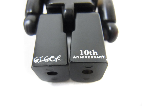 BE@RBRICK/ベアブリック GIGOR/ジゴロ 10周年記念 100％ 400％の買取