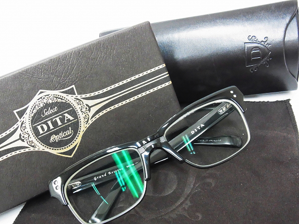 実際に弊社で買取させて頂いたDITA/ディータ GRAND RESERVE セル×メタルコンビ 眼鏡フレームの画像 5枚目