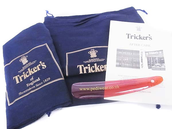 実際に弊社で買取させて頂いたTrickers/トリッカーズ ウィングチップブーツ ブラウン2508/7の画像 9枚目