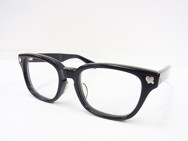 素晴らしい価格 月目抜けナンバーナイン08SS 泰八郎謹製 メガネ 黒 