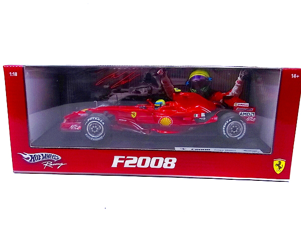 実際に弊社で買取させて頂いた[未使用]ホットウィール F1 フェラーリ F2008 ミニカー 1/18の画像 1枚目