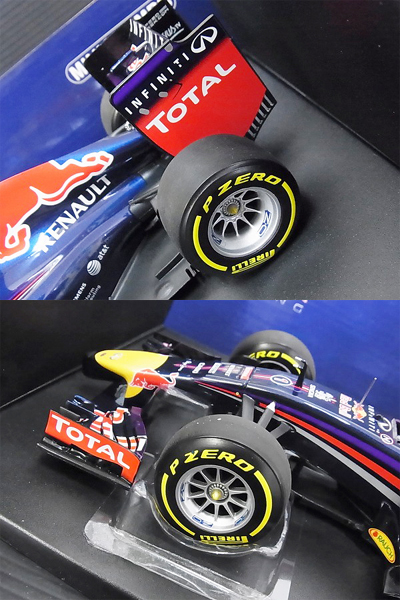 実際に弊社で買取させて頂いたMINICHAMPS INFINITI RACING RB10 S.Vettel/ベッテル 2014 1/18の画像 4枚目