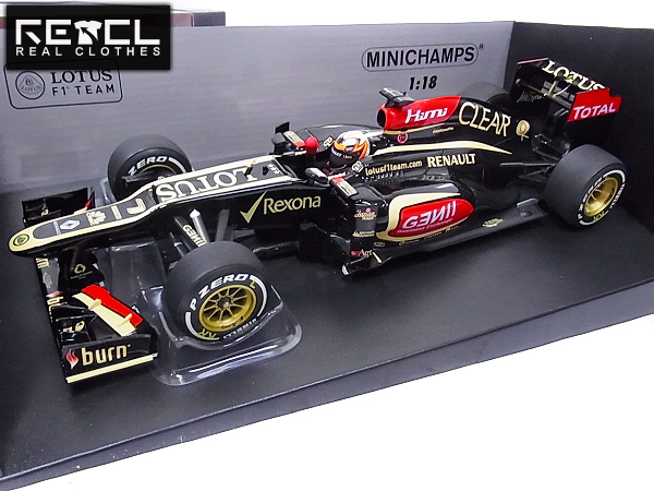 実際に弊社で買取させて頂いたMINICHAMPS  Renault2 E21 AustraliaGP 2013 K.ライコネン 1/18