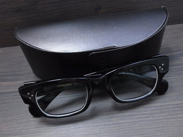 実際に弊社で買取させて頂いたOLIVER PEOPLES/オリバーピープルズ 眼鏡フレーム 黒/ARI-Aの画像 7枚目