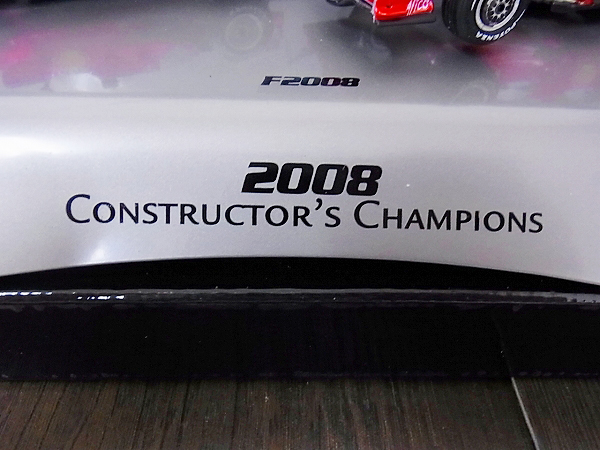 実際に弊社で買取させて頂いたHot Wheels フェラーリ 2008CONSTRUCTORS' CHAMPIONS 1/43の画像 3枚目