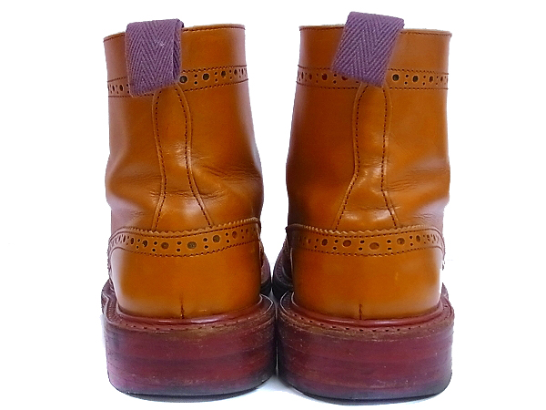 実際に弊社で買取させて頂いたTricker's/トリッカーズ ウィングチップ カントリーブーツ UK6の画像 2枚目