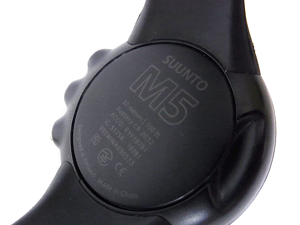 実際に弊社で買取させて頂いたSUUNTO/スント M5 トレーニング用 心拍計 黒/SS018466000 の画像 5枚目