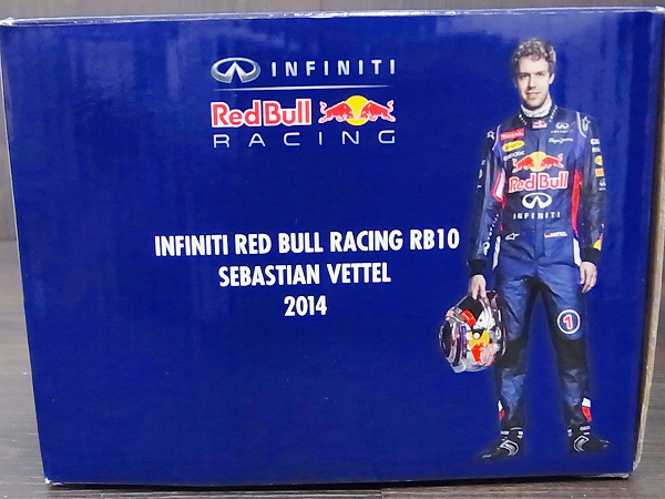 実際に弊社で買取させて頂いたミニチャンプス INFINITI RACING RB10 S.ベッテル 2014 1/18の画像 2枚目