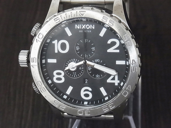 実際に弊社で買取させて頂いたNIXON/ニクソン 51-30 CHRONO/クロノ 腕時計 NA083000-00の画像 1枚目