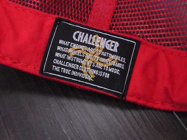 実際に弊社で買取させて頂いたCHALLENGER/チャレンジャー ツバ切り 5th ANNIVERSARY MESH CAPの画像 5枚目