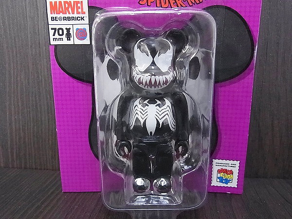 実際に弊社で買取させて頂いた[未使用]ベアブリック メディコムトイ VENOM/WOLVERINE/2点SETの画像 1枚目