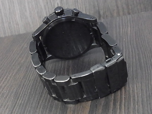 実際に弊社で買取させて頂いたNIXON/ニクソン 42-20 クロノグラフ オールブラック/A037001の画像 4枚目