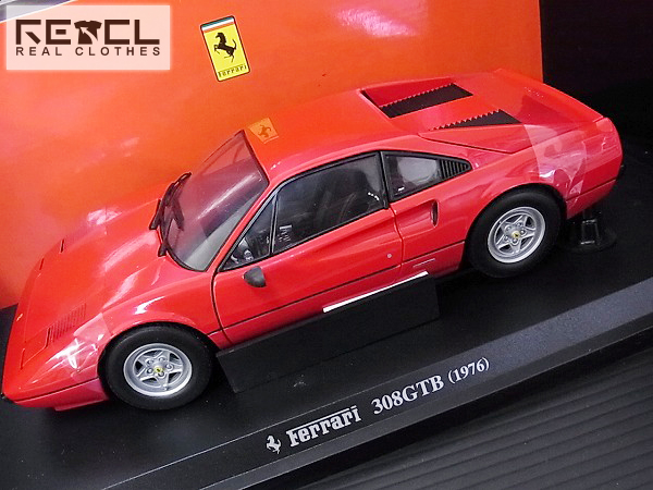 実際に弊社で買取させて頂いたHot Wheels FERRARI/フェラーリ 308GTB 1976 レッド 1/18