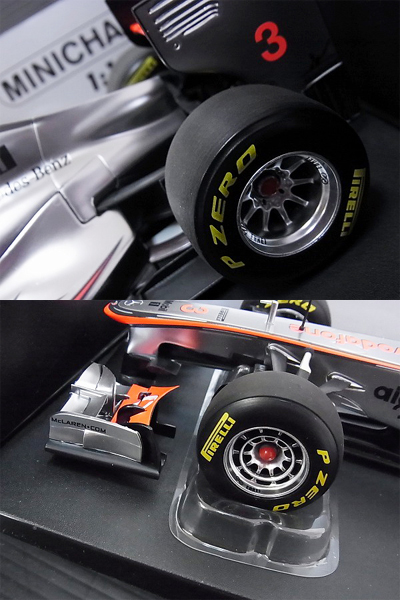 実際に弊社で買取させて頂いたMINICHAMPS Mclaren Mercedes MP4-26 L.ハミルトン 2011 1/18の画像 4枚目