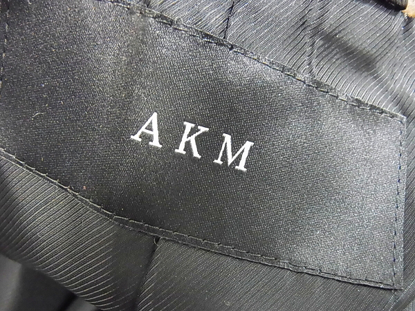 実際に弊社で買取させて頂いた[13万↑]AKM/エーケーエム ウール混ショートダッフルコート/Lの画像 2枚目