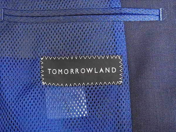 実際に弊社で買取させて頂いたTOMORROWLAND/トゥモローランド 薄手テイラードジャケット 44の画像 4枚目