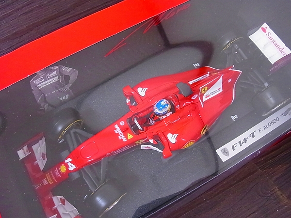 実際に弊社で買取させて頂いた[未使用]ホットウィール フェラーリ F14T 2014 F.アロンソ 1/18の画像 1枚目