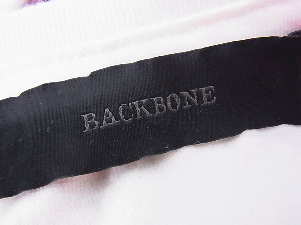 実際に弊社で買取させて頂いたBACKBONE/バックボーン ポケットTシャツ インディアン 白/Mの画像 2枚目