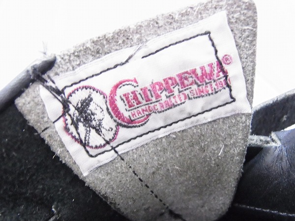 実際に弊社で買取させて頂いたCHIPPEWA/チペワ エンジニアブーツ 白タグ後期 黒/27863/8Eの画像 7枚目