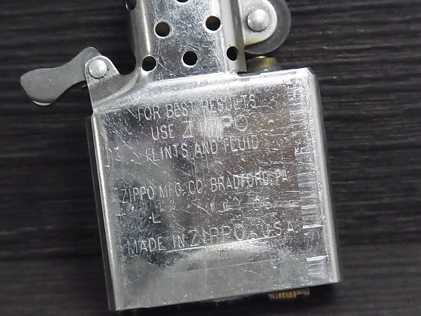 実際に弊社で買取させて頂いたZIPPO/ジッポー ZERO HALLIBURTON/ゼロハリバートン 2006年製の画像 6枚目