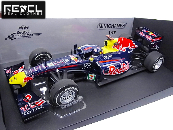 実際に弊社で買取させて頂いたMINICHAMPS RacingRENAULT/RB7 JAPANGP S.Vettel/ベッテル 1/18