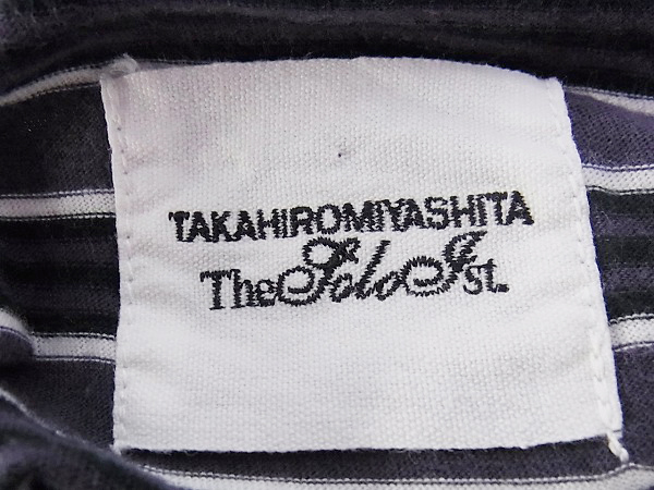 実際に弊社で買取させて頂いたTheSoloist./ソロイスト TAKAHIROMIYASHITA ボーダーTシャツ/52の画像 2枚目