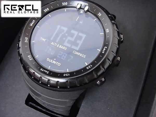 実際に弊社で買取させて頂いたSUUNTO/スント CORE/コア オールブラック 腕時計/SS014279010