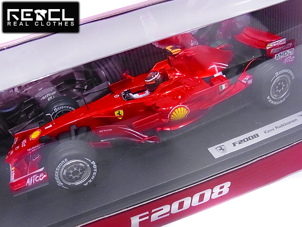 実際に弊社で買取させて頂いたHOT WHEELS F1 F2008 K.RAIKKONEN Ferrari ミニカー 1/18