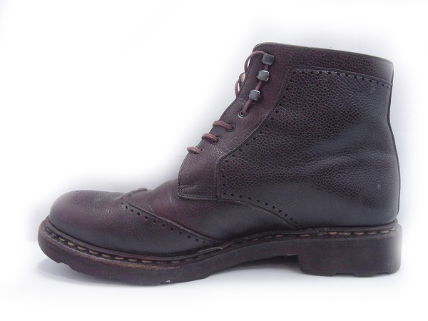 実際に弊社で買取させて頂いたParaboot/パラブーツ ウイングチップ レザーシューズ 茶/4の画像 4枚目