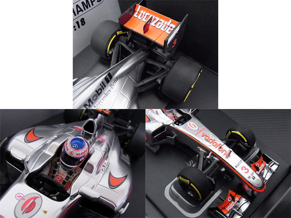 実際に弊社で買取させて頂いたMINICHAMPS Mclaren Mercedes MP4-27 J.バトン 2012 1/18の画像 3枚目