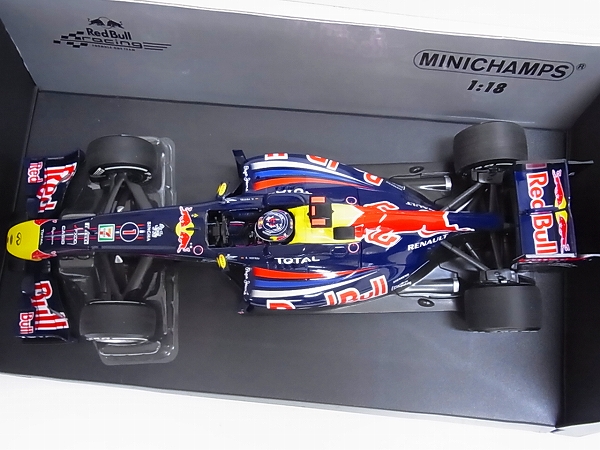 実際に弊社で買取させて頂いたミニチャンプス 日本GP 2011 RB7 S・ベッテル レッドブル 1/18の画像 1枚目