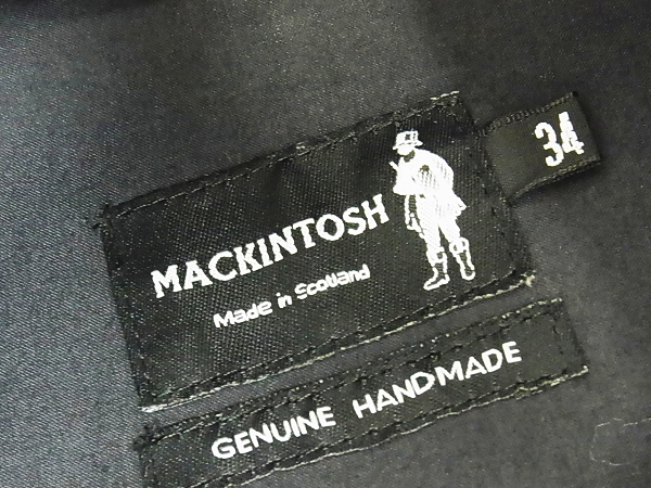 実際に弊社で買取させて頂いたMACKINTOSH/マッキントッシュ ロングステンカラーコート/34の画像 5枚目