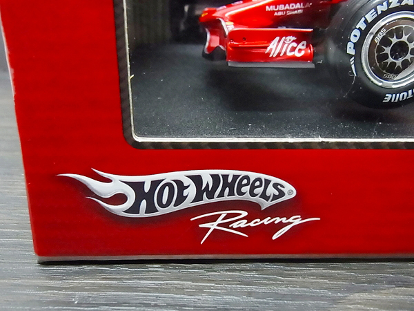 実際に弊社で買取させて頂いたHot Wheels フェラーリF2008 Felipe Massa/フェリペマッサ 1/18の画像 4枚目