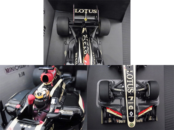 実際に弊社で買取させて頂いたMINICHAMPS Lotus F1 Team K.ライコネン Lotus Renault 1/18の画像 3枚目