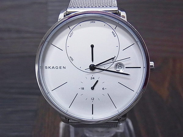 実際に弊社で買取させて頂いたSKAGEN/スカーゲン HAGEN/ハーゲン 腕時計 シルバー SKW6242の画像 1枚目