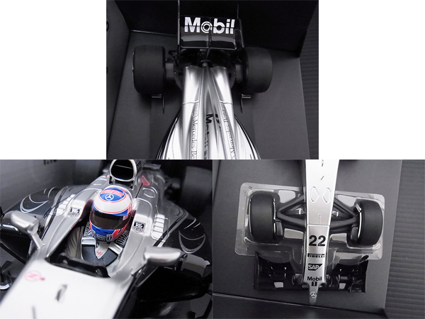 実際に弊社で買取させて頂いたMINICHAMPS McLarenMercedes MP4-29 J.Button/バトン 2014 1/18の画像 3枚目