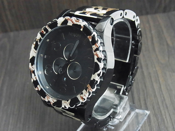 実際に弊社で買取させて頂いたNIXON/ニクソン THE 51-30 CHRONO/クロノ 腕時計/A083-1153の画像 1枚目