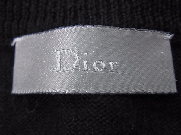 実際に弊社で買取させて頂いたDior Homme/ディオール オム ラグランスリーブVネックニット Mの画像 3枚目