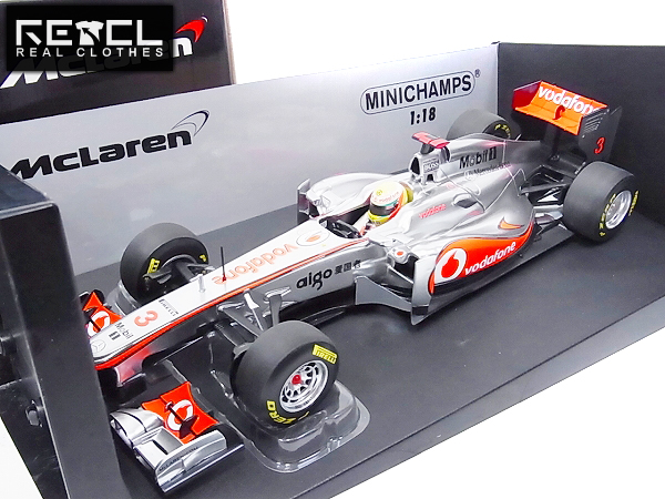 実際に弊社で買取させて頂いたMINICHAMPS Mclaren Mercedes MP4-26P L.ハミルトン 2011 1/18