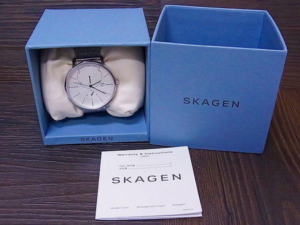 実際に弊社で買取させて頂いたSKAGEN/スカーゲン HAGEN/ハーゲン 腕時計 シルバー SKW6242の画像 7枚目