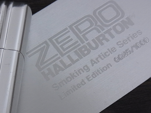 実際に弊社で買取させて頂いたZIPPO/ジッポー ZERO HALLIBURTON/ゼロハリバートン 2006年製の画像 8枚目